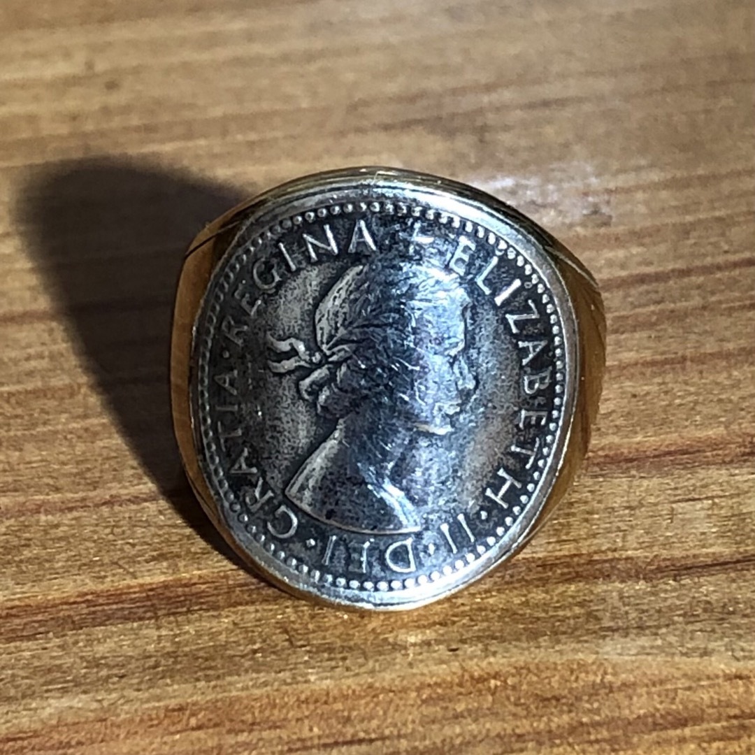 ROKUZAN 禄山 6ペンスコイン モチーフリング レディースのアクセサリー(リング(指輪))の商品写真