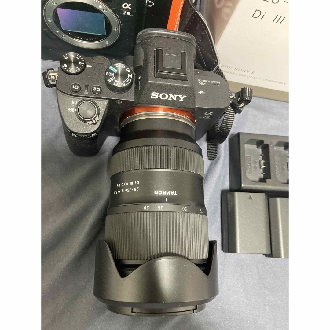 SONY(ソニー)のSony a7iii 本体　タムロン28-75 DI iii VXD G2 スマホ/家電/カメラのカメラ(ミラーレス一眼)の商品写真