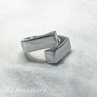 Silver925 オープンリング 銀　メンズ　シルバー　指輪 R-011(リング(指輪))