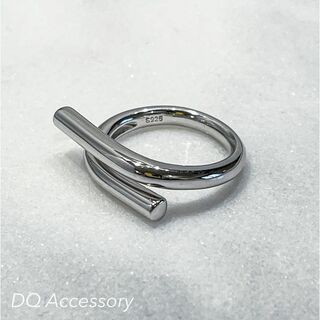 Silver925 オープンリング 銀　メンズ　シルバー　指輪 R-015(リング(指輪))