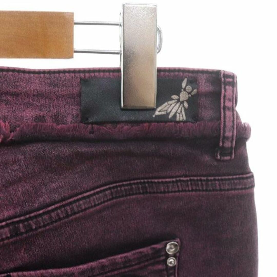 PATRIZIA PEPE(パトリツィアペペ)のパトリツィアペペ Jeans カットオフ刺繍スキニーパンツ デニムパンツ レディースのパンツ(デニム/ジーンズ)の商品写真
