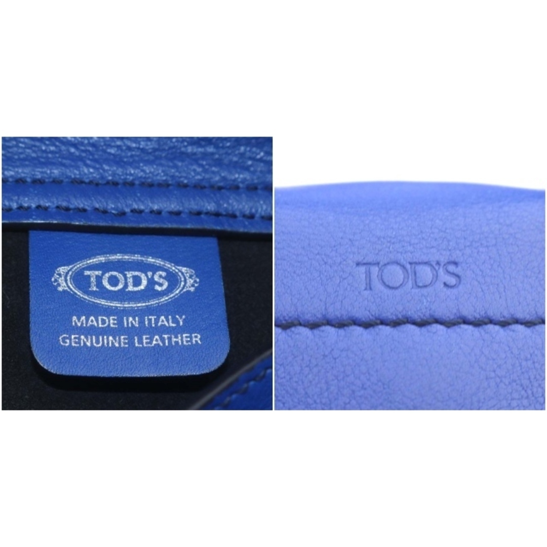 TOD'S(トッズ)のトッズ ウェーブバッグ ミニショルダー ハンドバッグ ワンハンドル 青 レディースのバッグ(ハンドバッグ)の商品写真