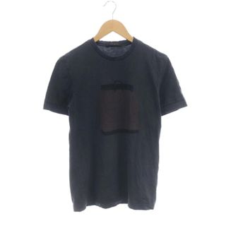 ルイヴィトン(LOUIS VUITTON)のルイヴィトン シルク混半袖Tシャツ カットソー プリント XS(Tシャツ/カットソー(半袖/袖なし))