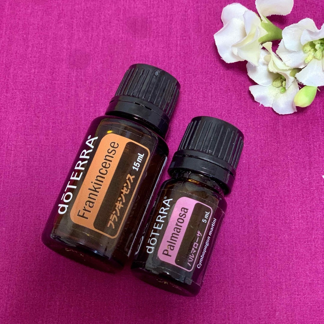 doTERRA(ドテラ)のフランキンセンス＆パルマローザ　ドテラ　 コスメ/美容のリラクゼーション(エッセンシャルオイル（精油）)の商品写真