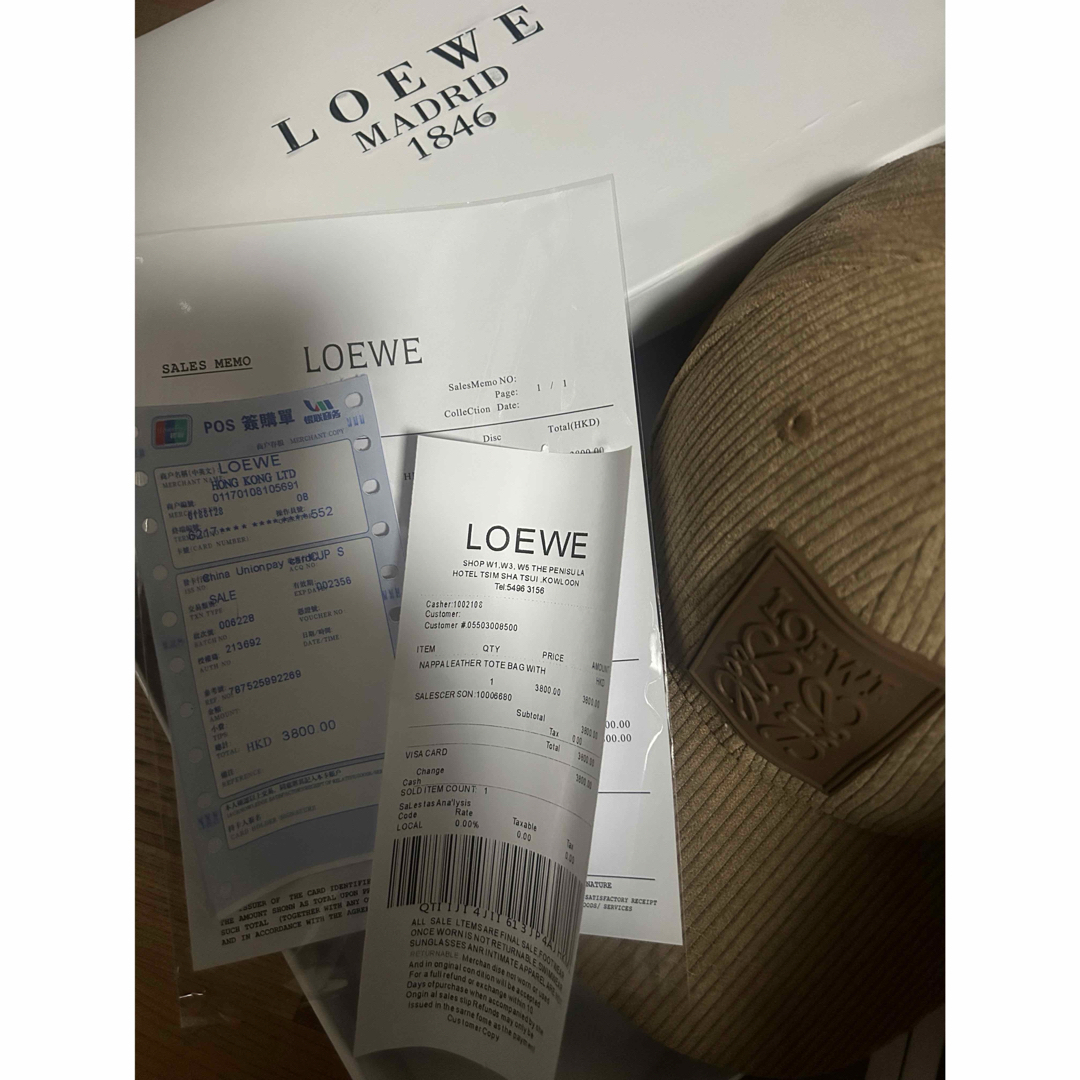 LOEWE キャップ帽子