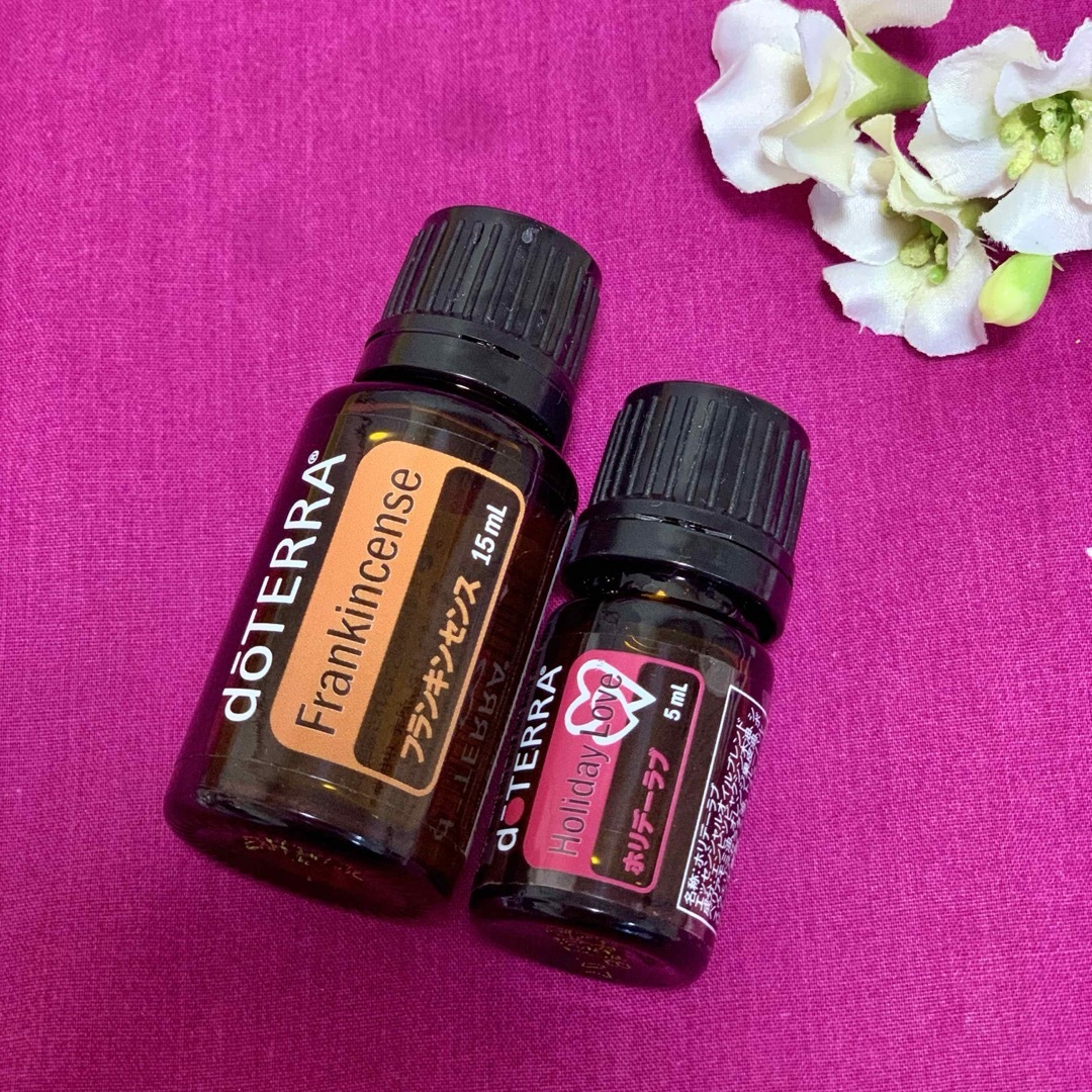 doTERRA ホリデーラブ5ml フランキンセンス15mlリラクゼーション