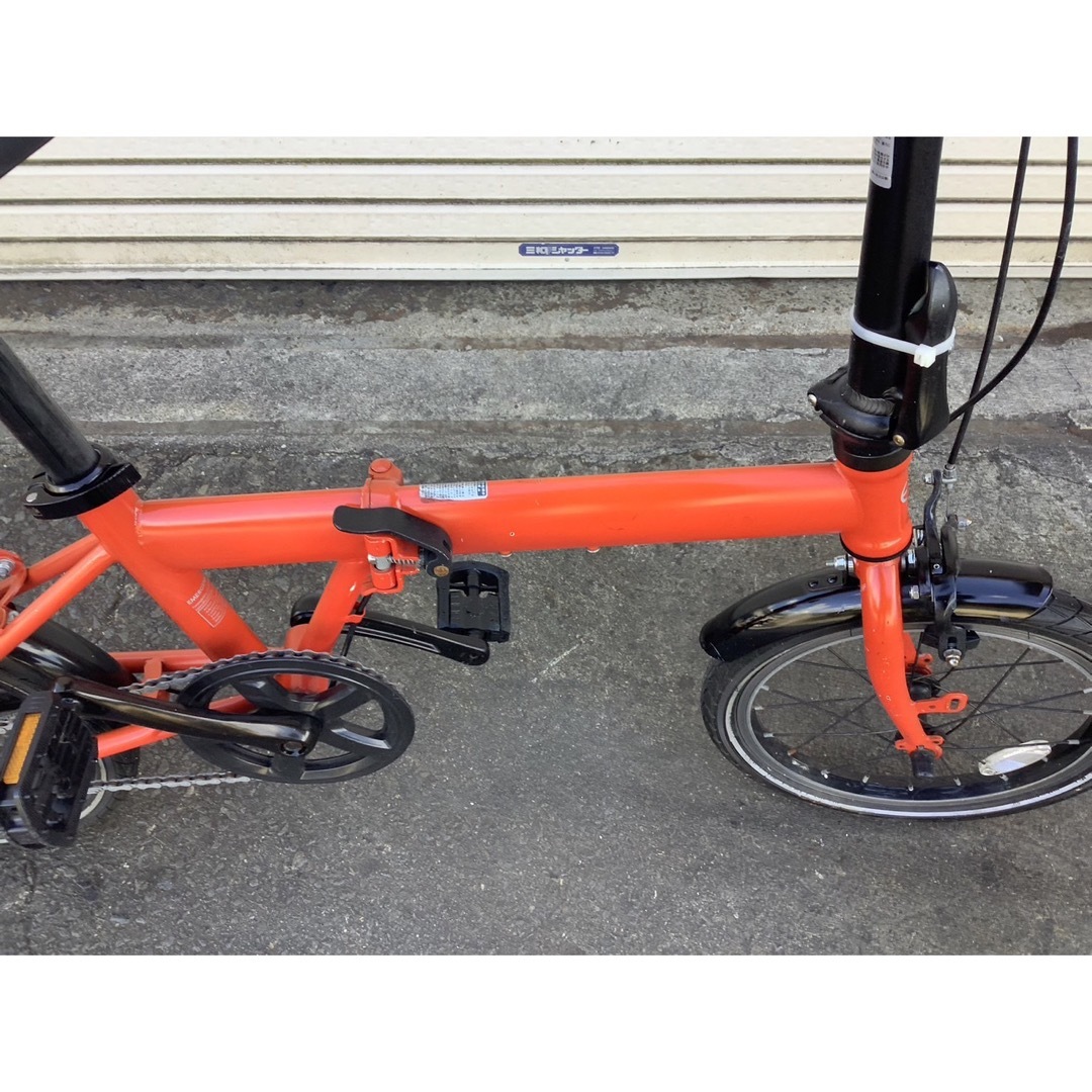 emergency   E-BIKE  16インチ　折りたたみ　オレンジボディー