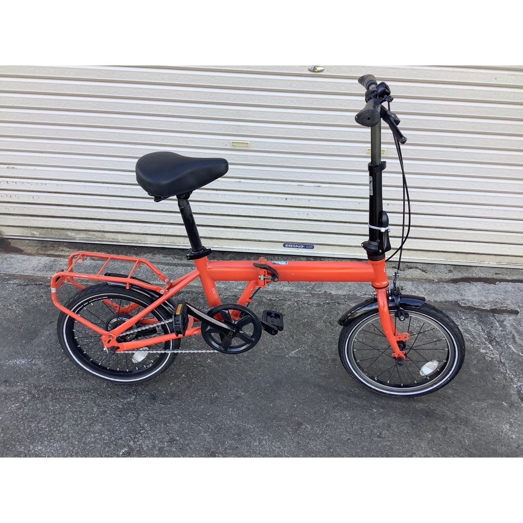 emergency   E-BIKE  16インチ　折りたたみ　オレンジボディー