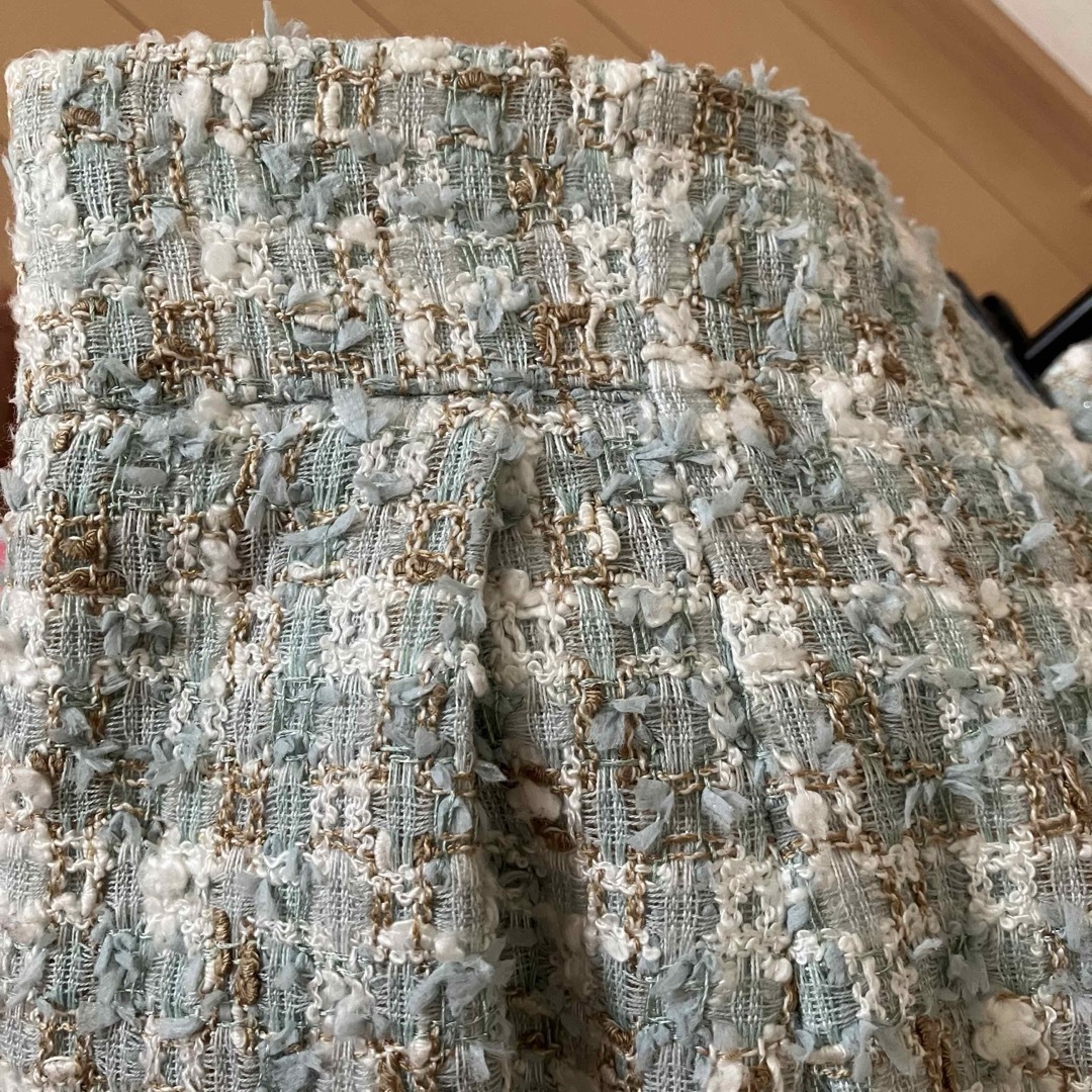 JUSGLITTY(ジャスグリッティー)のタイトスカート　ツイード レディースのスカート(ひざ丈スカート)の商品写真