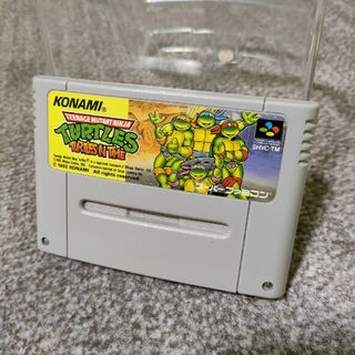 コナミ(KONAMI)のタートルズ　TURTLES IN TIME【スーパーファミコン】(家庭用ゲームソフト)