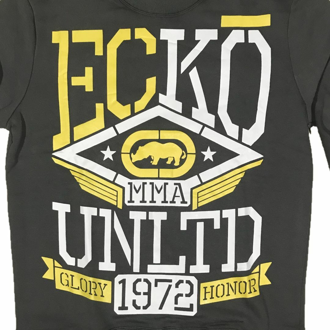 ECKŌ UNLTD（ECKO UNLTD）(エコーアンリミテッド)のエコーアンリミテッド スウェット クルーネック トレーナー チャコール M メンズのトップス(スウェット)の商品写真