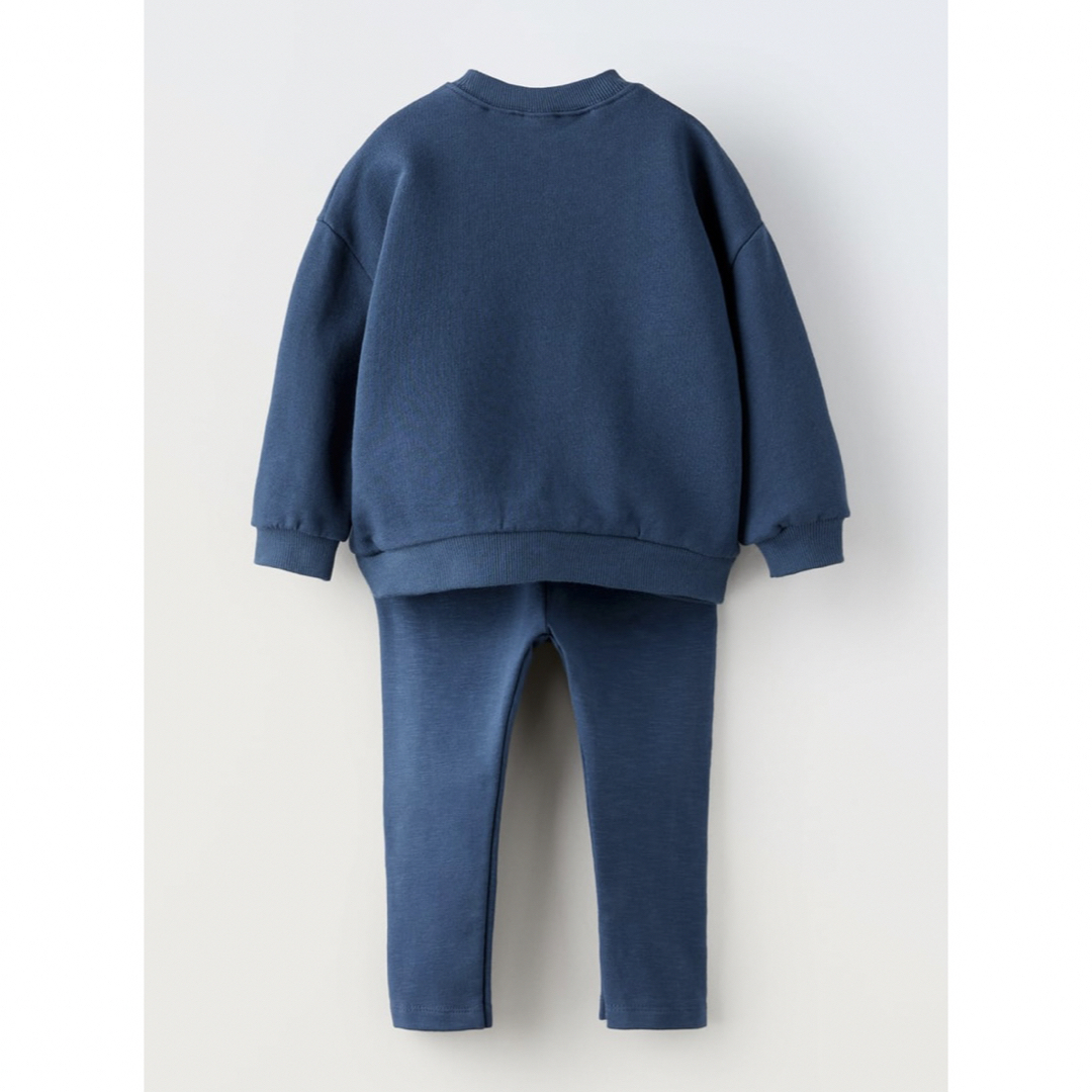 ZARA KIDS(ザラキッズ)のザラ ベビー ディズニー ミッキー セットアップ トレーナー レギンス キッズ/ベビー/マタニティのキッズ服男の子用(90cm~)(Tシャツ/カットソー)の商品写真