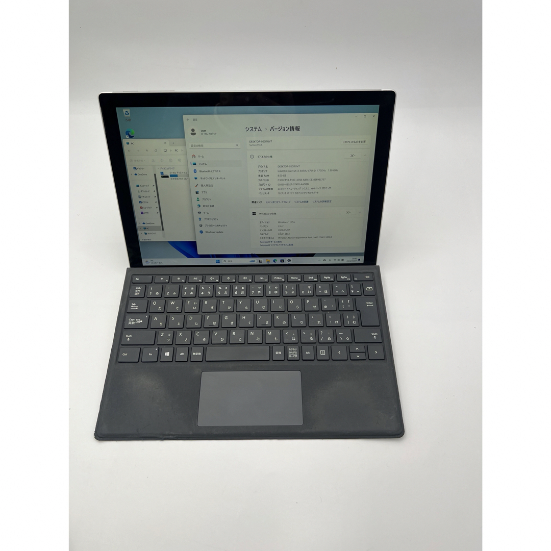 Microsoft(マイクロソフト)のMicrosoft Surface Pro 6 1796 i5 8350U  スマホ/家電/カメラのPC/タブレット(タブレット)の商品写真