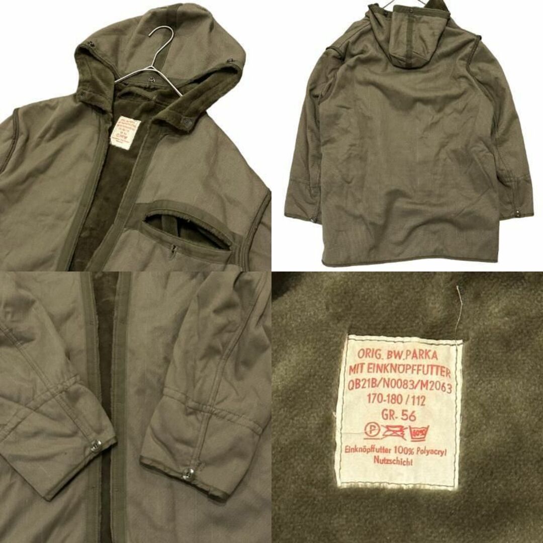 MILITARY(ミリタリー)のドイツ軍 B.W フィールドパーカー モッズコート ボアライナーミリタリーal9 メンズのジャケット/アウター(ミリタリージャケット)の商品写真