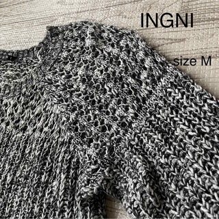 イング(INGNI)の[美品]INGNI イング　セーター　M ブラック　レディース(ニット/セーター)