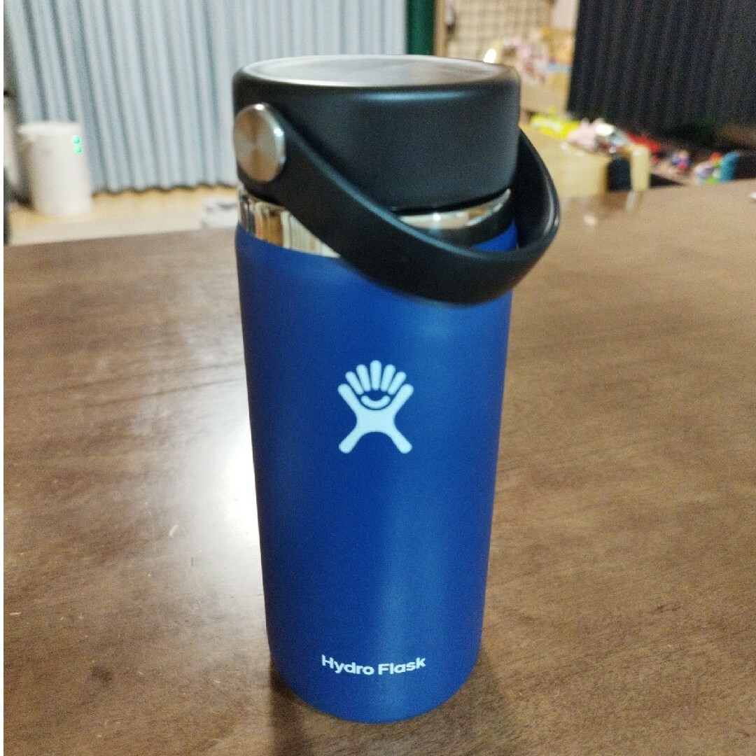 HydroFlask(ハイドロフラスク)の【新品箱無し】HYDRO FLASK 16oz　コバルト インテリア/住まい/日用品のキッチン/食器(その他)の商品写真