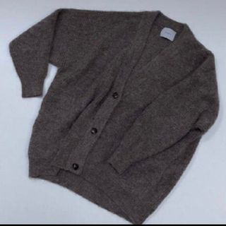 アギュー(ARGUE)のKID MOHAIR&ALPACA&WOOL BLEND カーディガン(カーディガン)