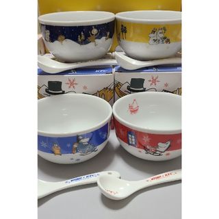 ムーミン(MOOMIN)のムーミン　スプーン付ボウル4種セット　KFC(食器)