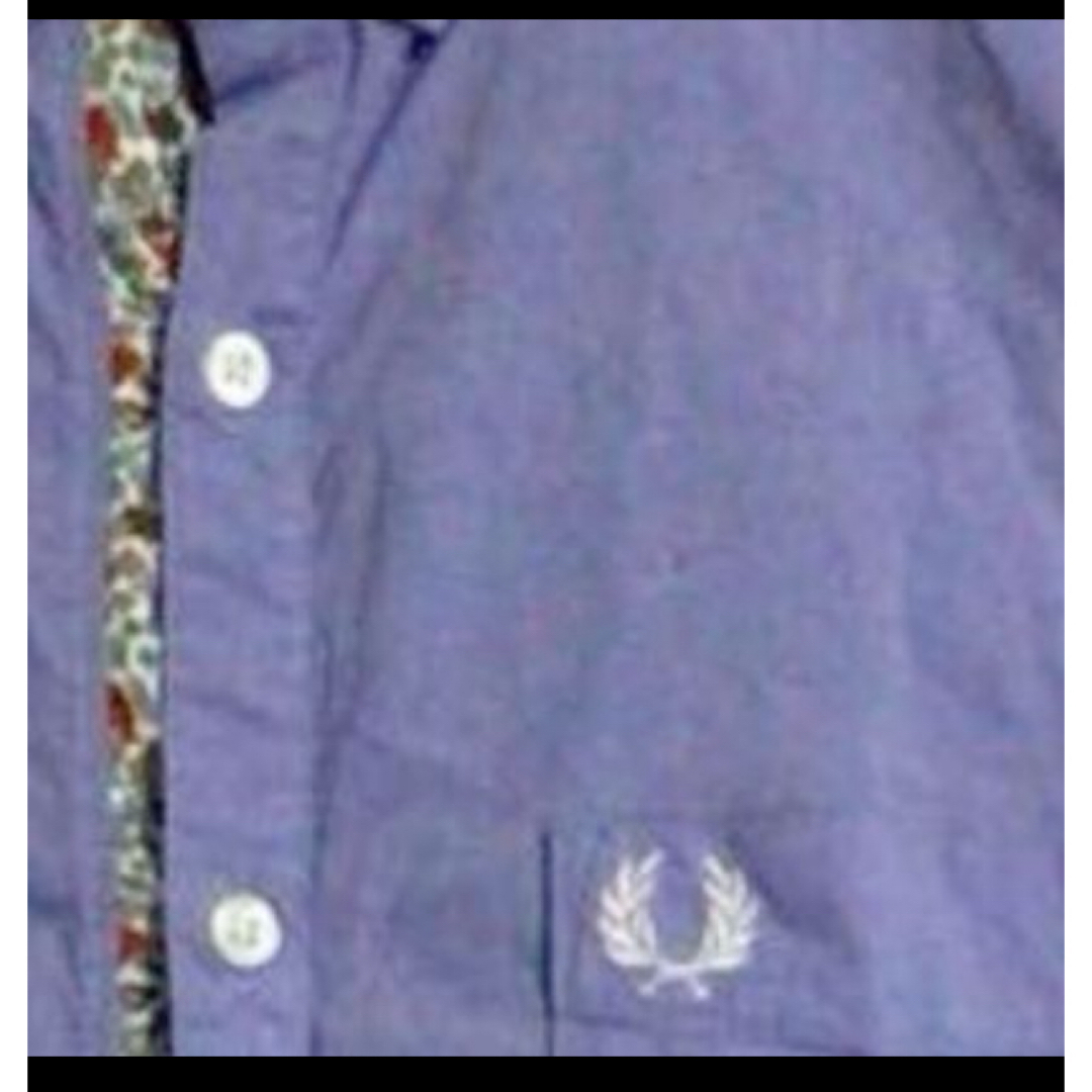 FRED PERRY(フレッドペリー)のフレッドペリーライトブルー×花柄コットンBD メンズのトップス(シャツ)の商品写真