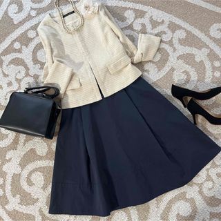 UNITED ARROWS green label relaxing - ネイビーパンツスーツ