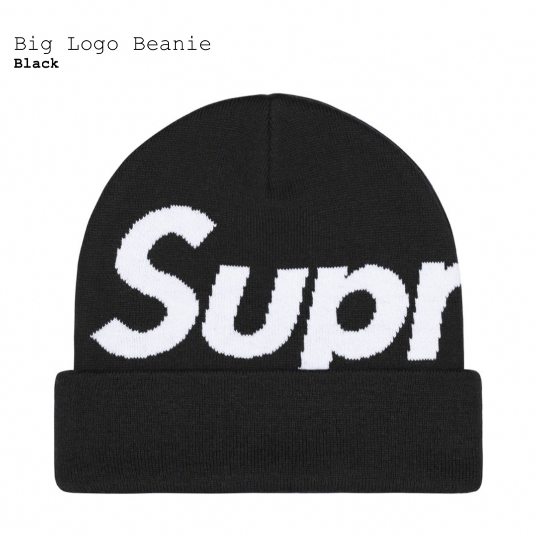 supremeSupreme Big Logo Beanie Black