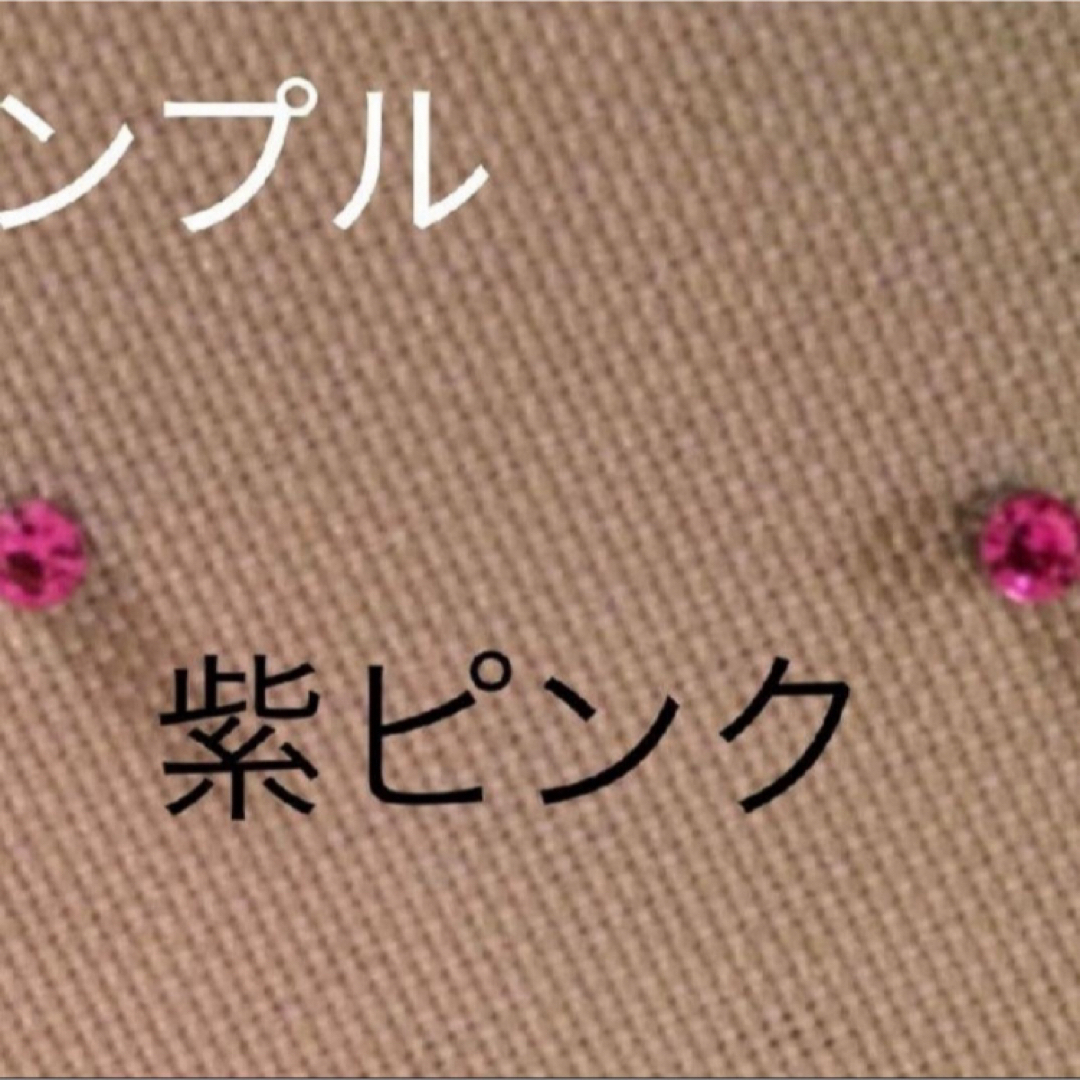 希少サイズ　3mm  ダイヤ風　マグネットピアス　新品　フェイクピアス　マグピ レディースのアクセサリー(ピアス)の商品写真