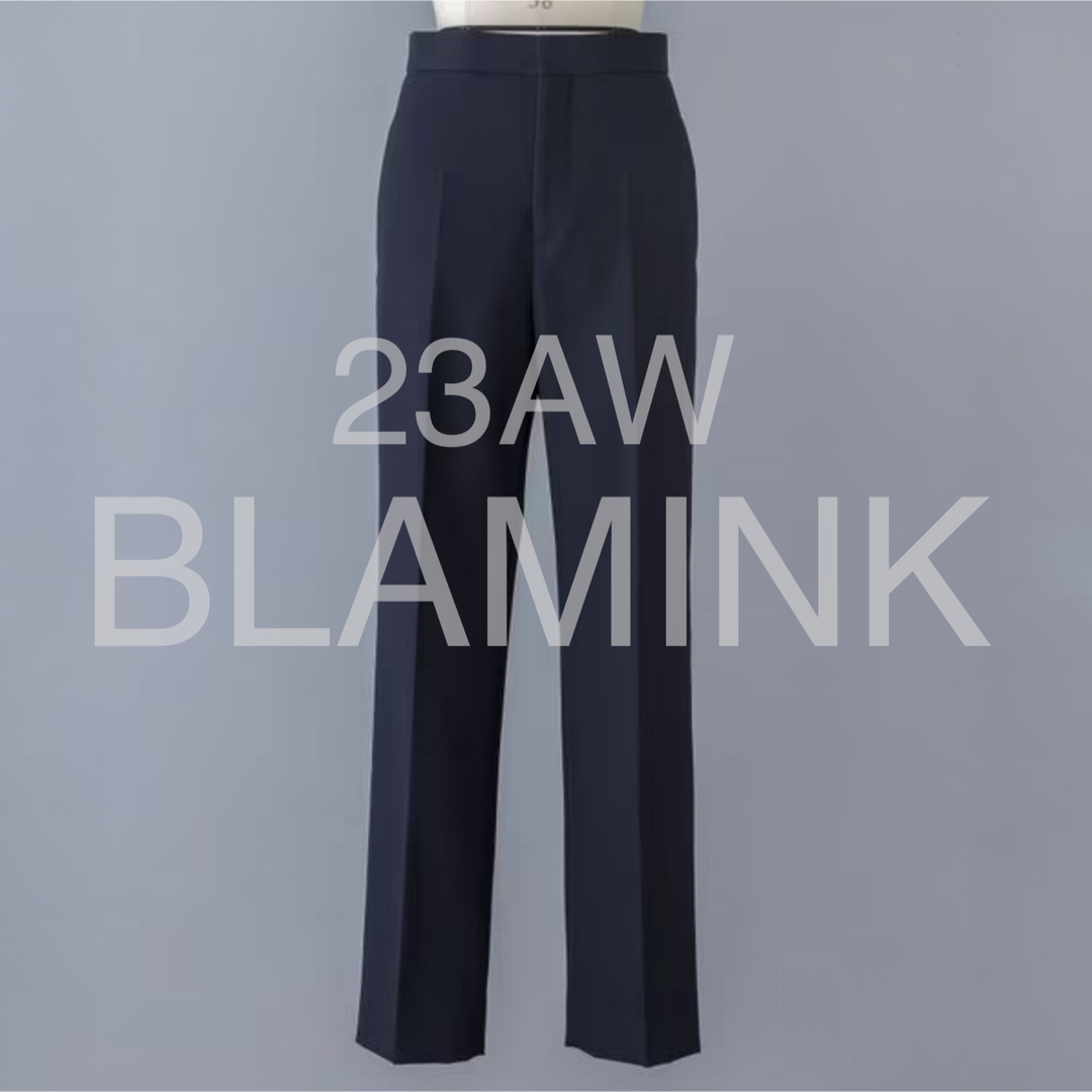 BLAMINK(ブラミンク)のDrawer購入 定価7.7万 23AW BLAMINK ウール パンツ レディースのパンツ(カジュアルパンツ)の商品写真