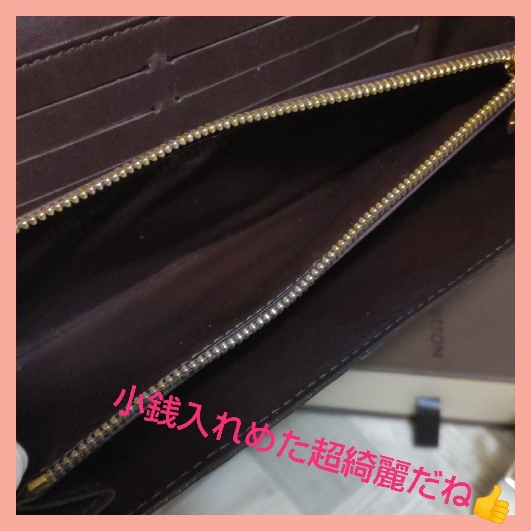 LOUIS VUITTON(ルイヴィトン)の【ラクマ準公認】✨美品✨エレガントカラーのモノグラム模様エナメル長財布❤️ レディースのファッション小物(財布)の商品写真