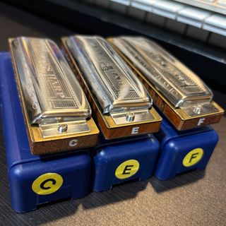 ホーナー(HOHNER)のHOHNER Bluesharp ホーナーブルースハープ3本セット　C.E.F(ハーモニカ/ブルースハープ)