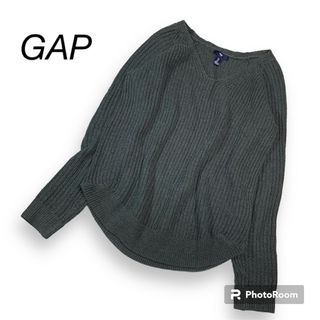 ギャップ(GAP)のGap ギャップ　ニット　セーター　グレー　vネック　サイズS(ニット/セーター)