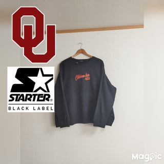スターター(STARTER)のOSU Oklahoma カレッジ オクラホマ 大学 90s ワンポイント(スウェット)