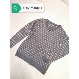 ハートマーケット(Heart Market)の【HEARTMARKET 】レディース・ニット・ボーダー長袖・FREESIZE(ニット/セーター)