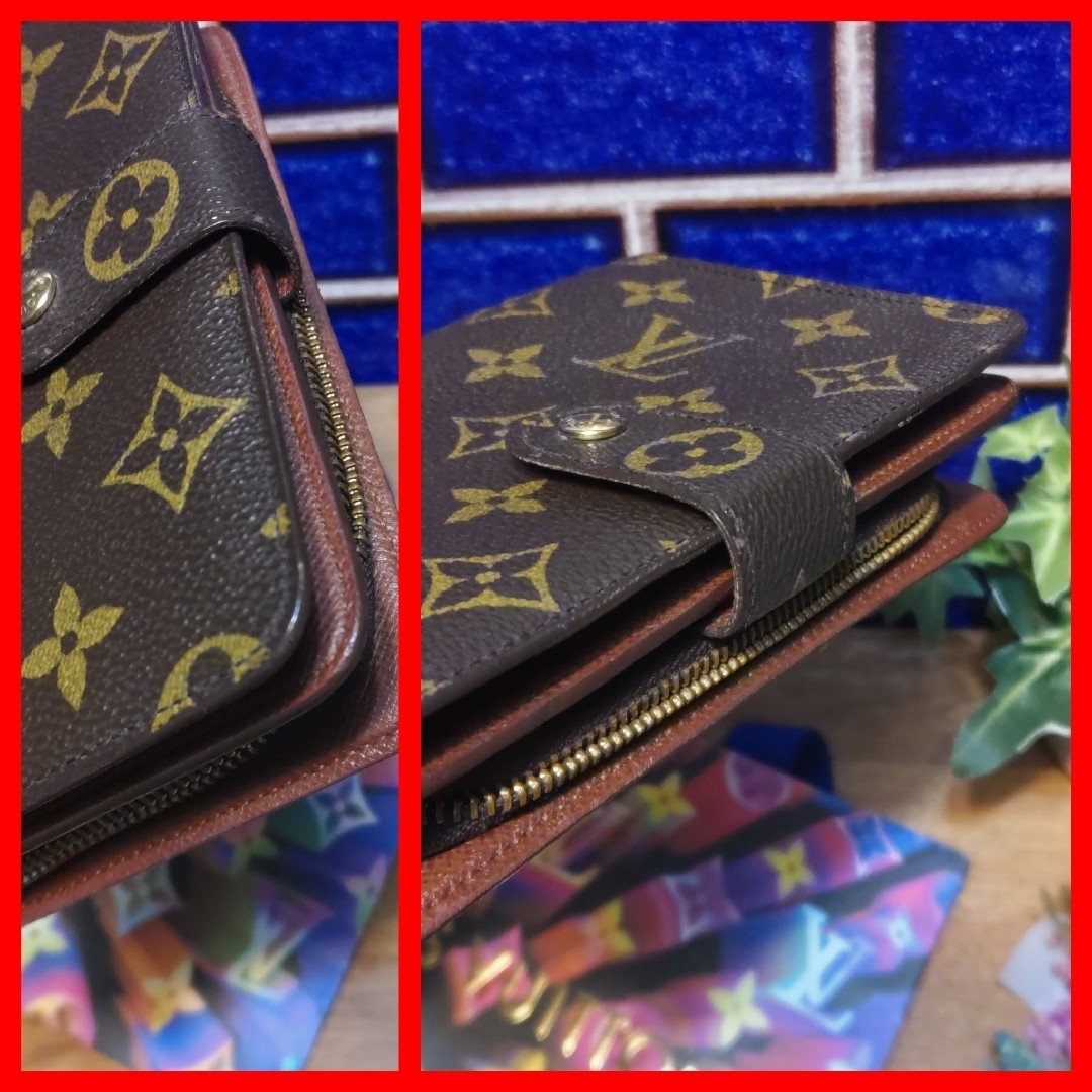 LOUIS VUITTON(ルイヴィトン)の【ラクマ準公認】✨超美品レベル✨仕切り付き小銭入れが特徴の手帳型二つ折り😃 メンズのファッション小物(折り財布)の商品写真