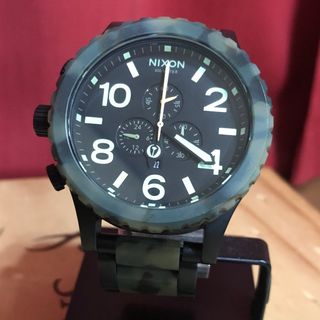 ニクソン(NIXON)のNIXON ニクソン// THE 51-30 CHRONO      カモフラ柄(腕時計(アナログ))