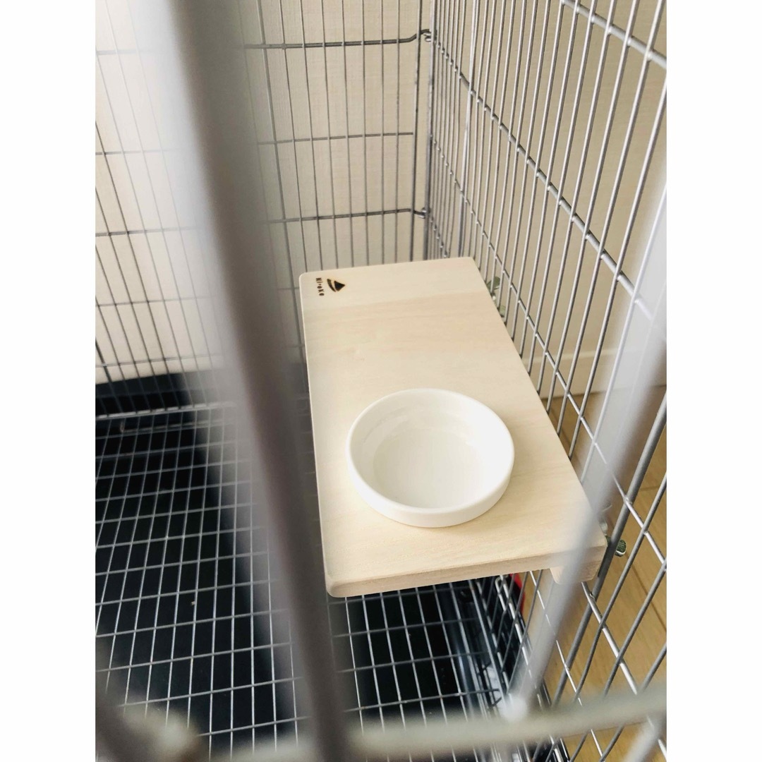 No.888  餌入れ　小動物　ステップ　 踏み台　木製ステージ その他のペット用品(小動物)の商品写真