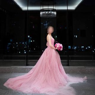 ヴェラウォン(Vera Wang)のVera wang Octavia petalpink(ウェディングドレス)