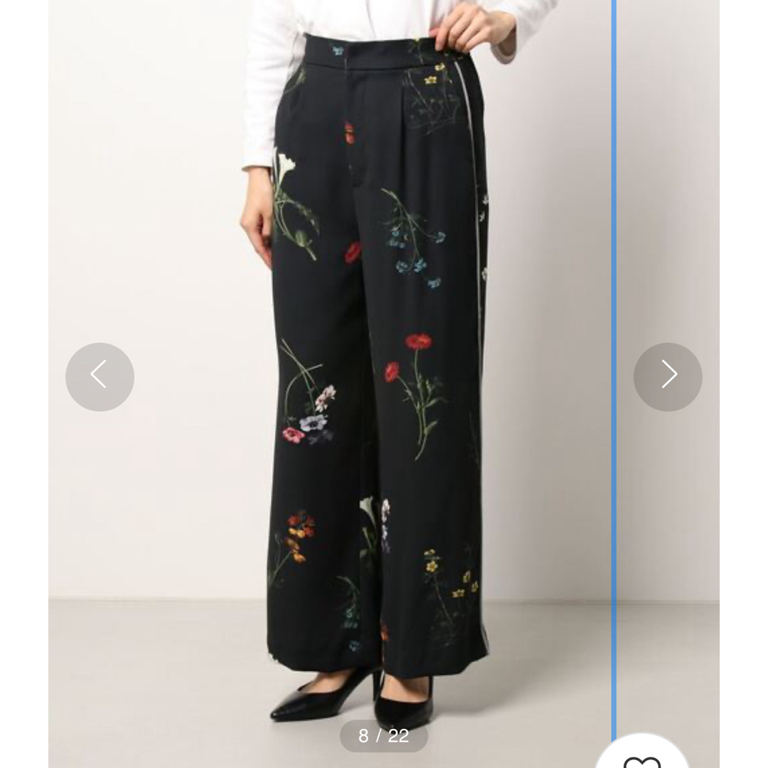 ameri UND NEVAEH SIDE CORD PANTS レディースのパンツ(カジュアルパンツ)の商品写真