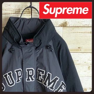 シュプリーム(Supreme)のSupreme シュプリーム ハーフジップ ナイロンジャケット アーチロゴ入り(ナイロンジャケット)