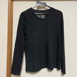 ムジルシリョウヒン(MUJI (無印良品))の無印良品レディースTシャツM黒(Tシャツ(長袖/七分))
