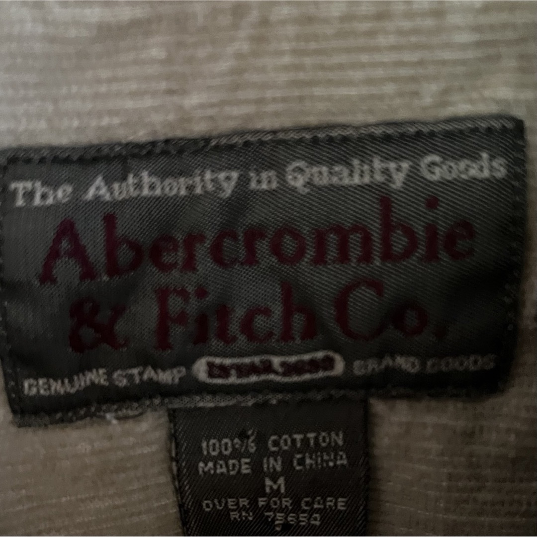 Abercrombie&Fitch(アバクロンビーアンドフィッチ)の④コーデュロイシャツ　シャツ　長袖シャツ　レディースMサイズ　アバクロ レディースのトップス(シャツ/ブラウス(長袖/七分))の商品写真