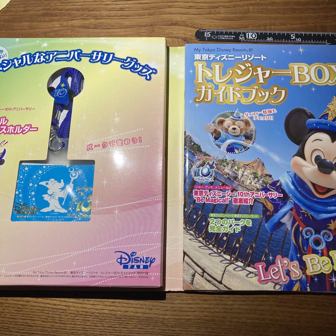 Disney(ディズニー)の【パスケースホルダー付き】東京ディズニーリゾート　トレジャーBOX ガイドブック エンタメ/ホビーのおもちゃ/ぬいぐるみ(キャラクターグッズ)の商品写真