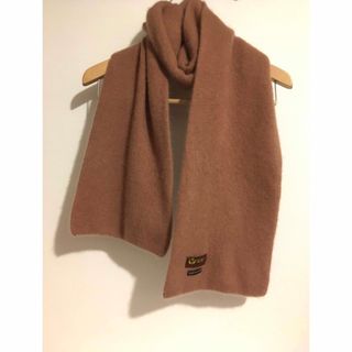 corsini コルシーニ カシミヤ100% ニット マフラー キャメルベージュ(マフラー)