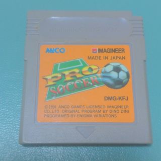 ゲームボーイ(ゲームボーイ)のプロサッカー(携帯用ゲームソフト)