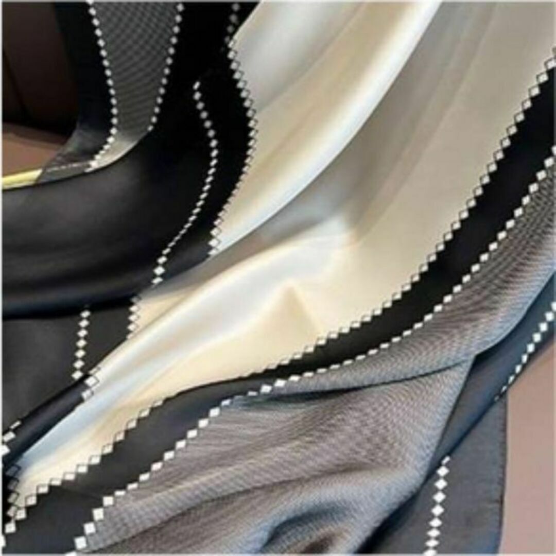 スカーフ モノトーン ショール 大判 ストール 万能 マフラー スヌード レディースのファッション小物(ストール/パシュミナ)の商品写真