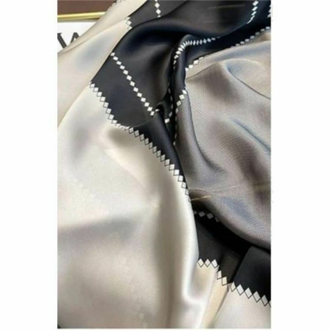 スカーフ モノトーン ショール 大判 ストール 万能 マフラー スヌード レディースのファッション小物(ストール/パシュミナ)の商品写真