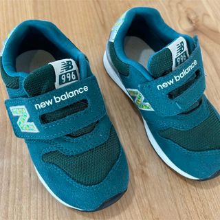 ニューバランス(New Balance)のニューバランス　キッズ　ベビー　15.5センチ　スニーカー　グリーン(スニーカー)