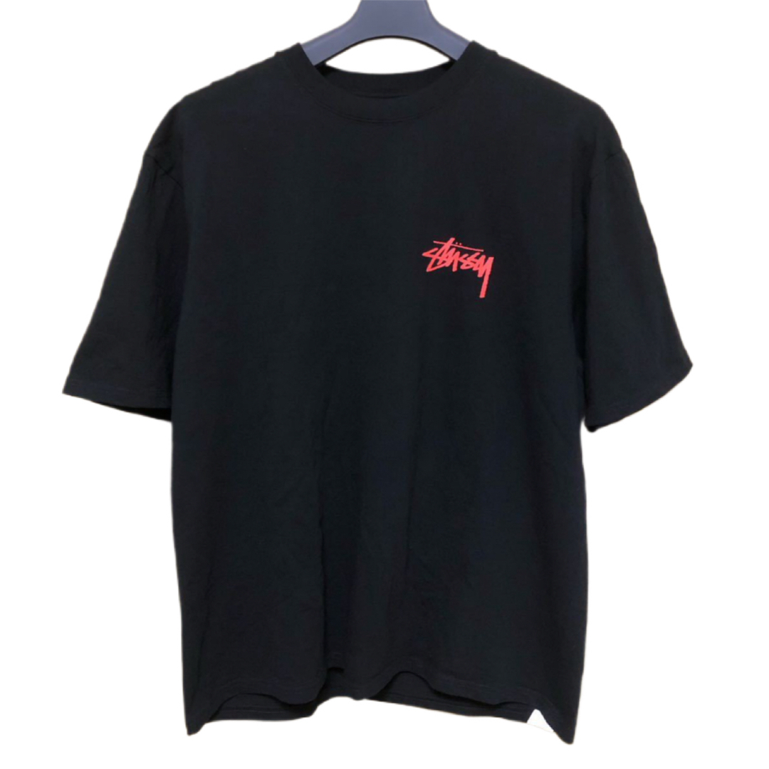 STUSSY(ステューシー)のステューシー STUSSY 筆記体ロゴ ウィザード 半袖 Tシャツ L ブラック メンズのトップス(Tシャツ/カットソー(半袖/袖なし))の商品写真