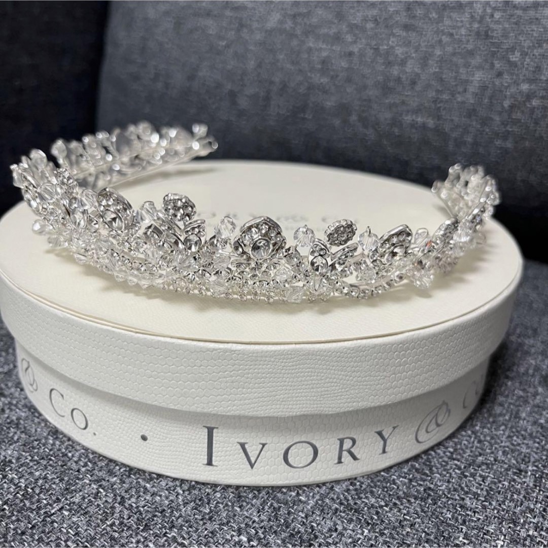 ivory&co alexandraティアラ ハンドメイドのウェディング(ヘッドドレス/ドレス)の商品写真