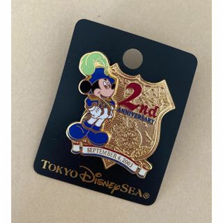 ディズニー(Disney)の東京ディズニーシー開園2周年記念ピンバッジ　TDS2nd(バッジ/ピンバッジ)