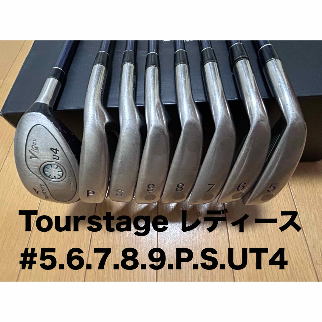 TOURSTAGE(ツアーステージ)のレディースゴルフクラブ　BRIDGESTONE TOURSTAGE 8本セット スポーツ/アウトドアのゴルフ(クラブ)の商品写真